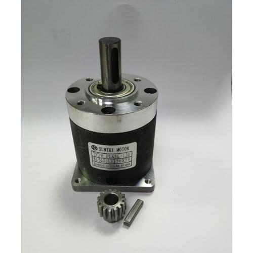 Ratio 168: 1 - 326:1 planetary reducer 56mm square input flange for Nema23 stepper motor shaft diameter is 6.35mm or 8mm