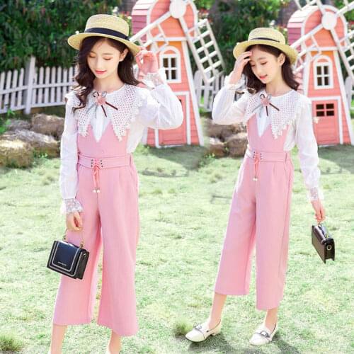 Summer 2021 Baby Girls Clothes Sets Outfits Kids Clothes Tops+Pants 2Pieces Children Clothing Set 3 4 5 6 7 8 9 10 11 12 Years