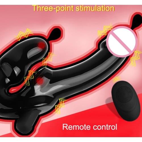Heating Prostata Massager For Man Wireless Remote Control Cork Anal Butt Plug USB Charging Vibrating Ring Male Sex Toy-30