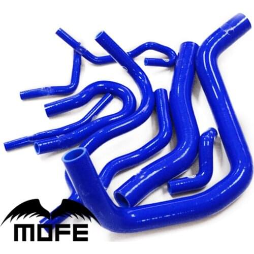 Mofe 3ply Original Logo Radiator Silicone hose kit For Civic B16 Blue/Black/Green/Yellow