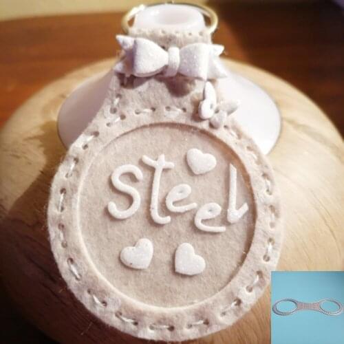 Princess dress metal cutter set, handicraft pattern template, carving template, business card printing template, 9 pieces