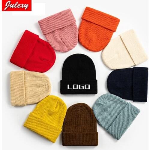 New Fashion Mens Beanie Winter Knit Hat Boy Skullcap Sailor Cap Cuffs Retro Navy Short Hat Solid Color Unisex Autumn Warm Cap