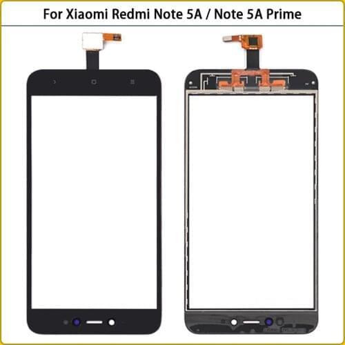 10PCS TouchScreen For Xiaomi Redmi Note 5A Touch Screen Panel Digitizer Sensor LCD Front Glass Replac For Redmi Note 5A Prime