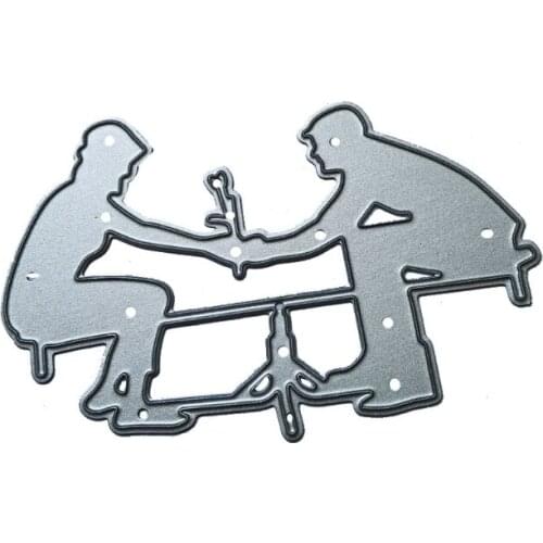 Couples Metal Cutting Dies Stencil DIY Scrapbooking Album Paper Card Template Mold Embossing Decoration