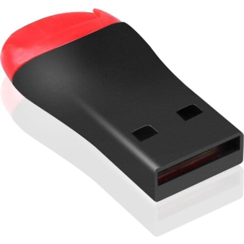 USB 2.0 Card Reader Adapter Micro SD SDHC TF Flash Memory Card Reader Mini Adapter Portable For Laptop