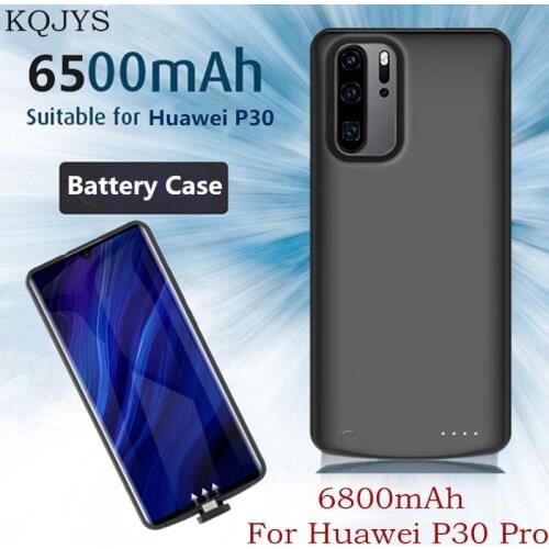 KQJYS Portable Power Bank Battery Charger Cases For Huawei P30 External Battery Charging Cover For Huawei P30 Pro Battery Case