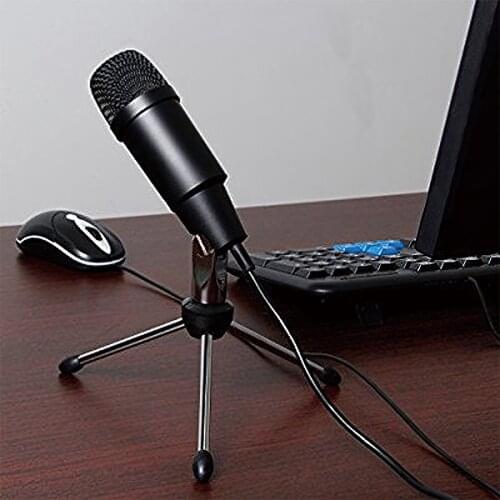 Professional Wired Condenser Microphones USB Desktop Mic for PC Computer Singing Gaming Streaming Recording Studio YouTube Video