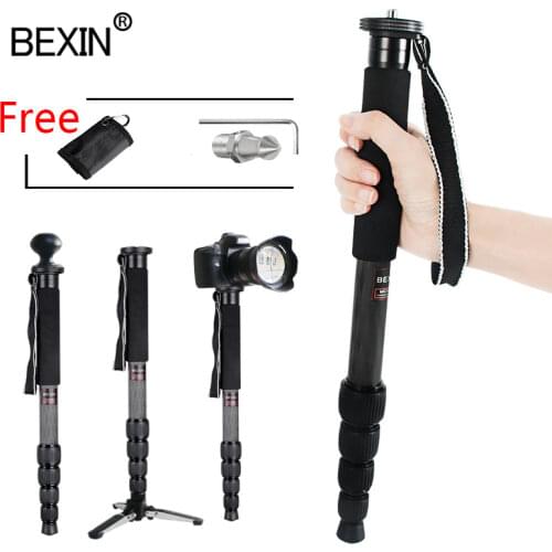 Professional monopod tripod lightweight carbon fiber camera monopod for Canon EOS Nikon Sony Pentax SLR DSLR Digital camera