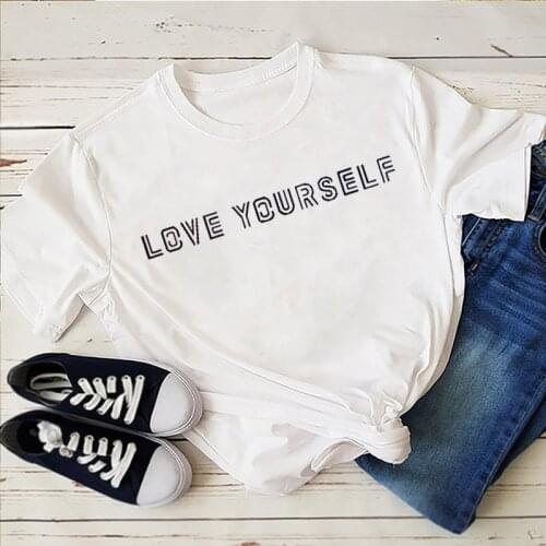 LOVE YOURself shirt , womens rights t-shirt, inspirational tee , cute positive shirts for women , summer t-shirts, self love