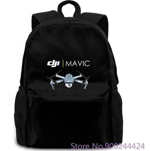 Dji Mavic Logo M L Print women men backpack laptop travel school adult student