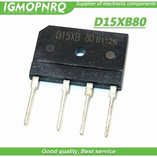 5pcs/lot D15XB80 ZIP-4 Rectifier bridge stacking bridge flat bridge induction cooker spare parts