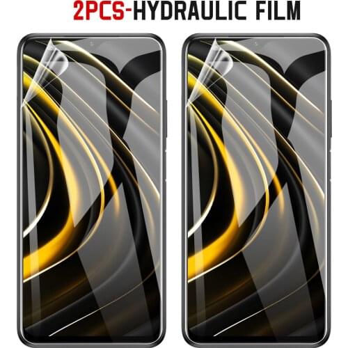 2PCS For Xiaomi Poco M3 X3 Soft Hydraulic Film Glass Poco X3 NFC Screen Protector for Xaomi Poco M3 X3 NFC HD Protective Film