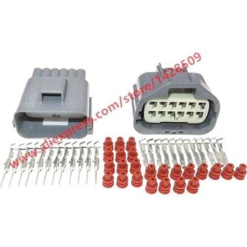 1 Sets 12 Pin Accelerator Pedal Automobile Waterproof Plug Female Male Waterproof Connector For Ford 7282-5545-10 7283-5545-10