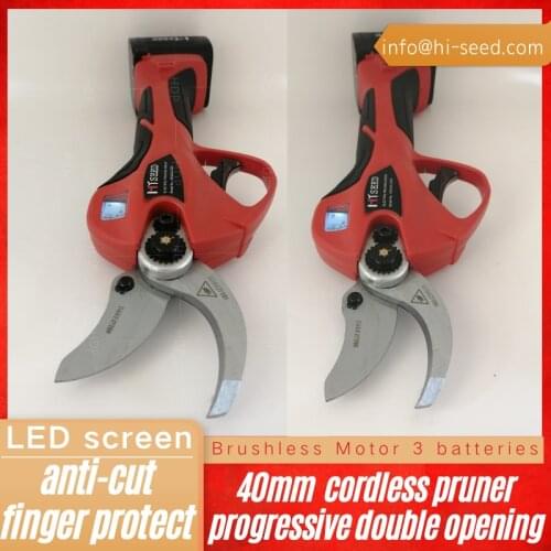 25.2V Wireless Progressive Electric Fruit Tree Garden Pruning Scissors Cordless Pruning Artifact