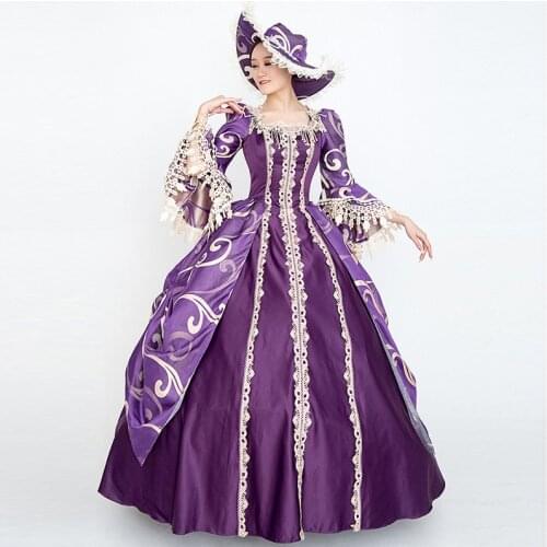 18th Century Rococo Baroque Marie Antoinette Ball Gown Renaissance Historical Period Victorian Dress
