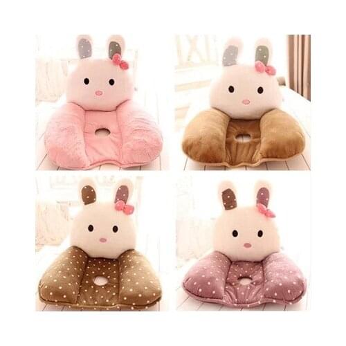 Free shipping Plush cartoon Rabbit Lumbar Support Nice Soft bottom Cushion Pillow Matress Birthday gift Female high Quality