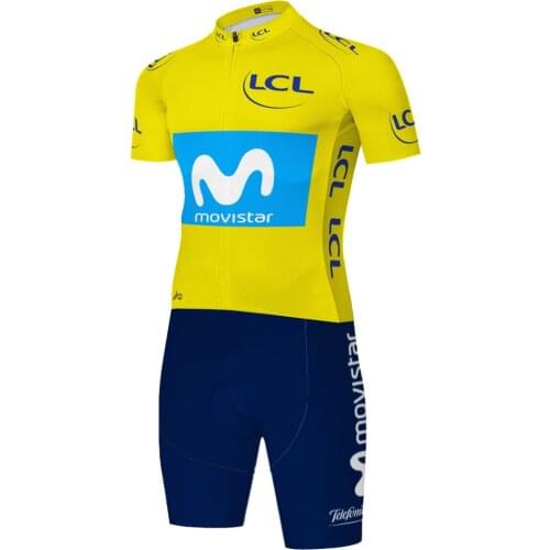 2020 Team Cycling Movistar Skinsuit completo ciclismo Maillot Jumpsuit Road Racing Skinsuit Bike Jersey Sports Wear