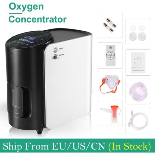 1-7L Oxygen Concentrator 93% High Concentration Household Oxygen Machine Elderly Oxygen Machine 220V/110V