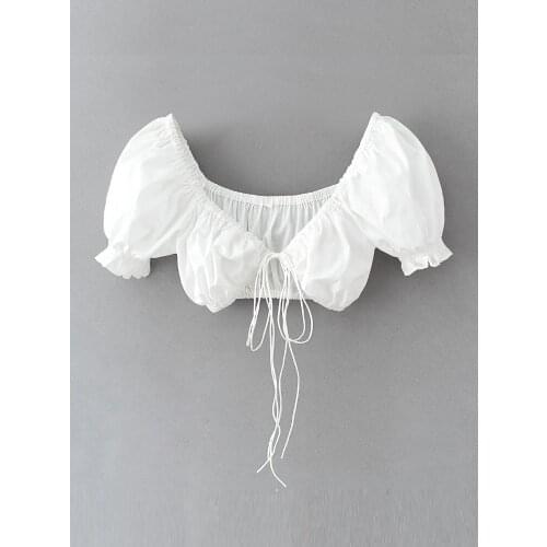 LUJIA ALAN Black And White Blouses