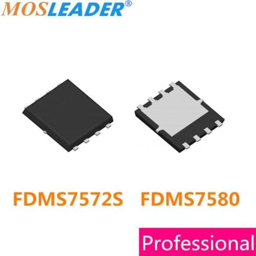 Mosleader FDMS7572S FDMS7580 DFN5X6 100PCS FDMS7572 25V N-Channel High quality