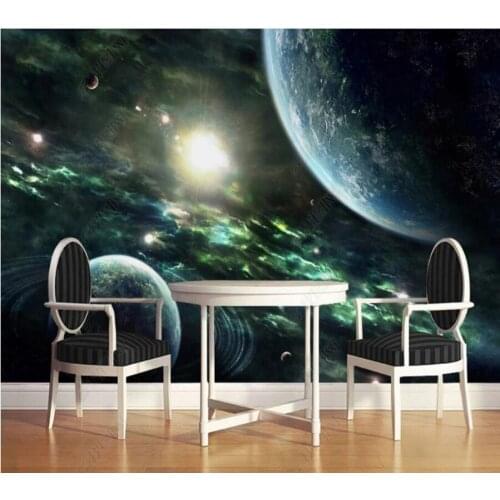 Papel de parede naked eye 3D universe starry 3d wallpaper mural,living room tv wall childrens bedroom wall decor