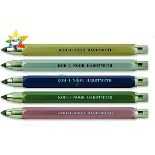 Original Czech KOH-I-NOOR 5.6mm engineering pen movable lead automatic pencil drawing pen 2B/4B/6B pen core Stationery supplies