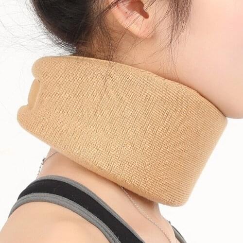 Adjustable Soft Foam Neck Brace Cervical Traction Support Pillow Neck Therapy Collar Pain Relief Neck Stretcher Posture Brace