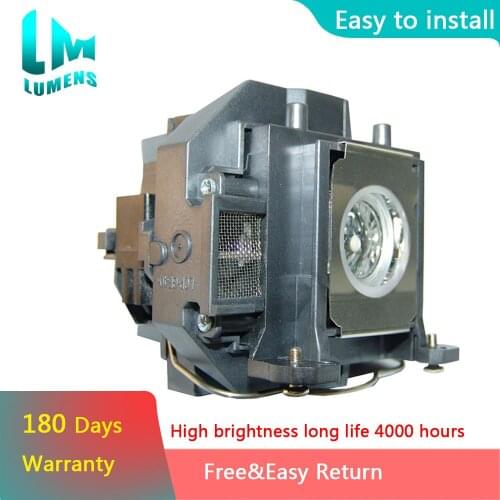 ELPLP57 Compatible Lamp with Housing for Epson EB-440W EB-450W EB-450WI EB-455WI EB-460 Projectors High Quality Good Brightness