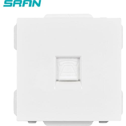 SRAN 52*52 wall telephone socket interface RJ11 function module accessories suitable for 86*86 panels