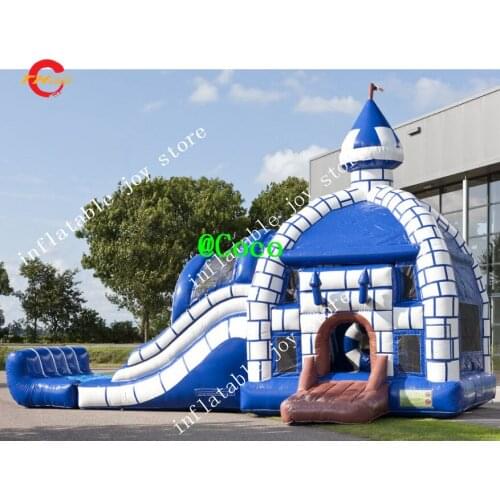 Free air ship to door!7x4m inflatable amusement commercial bounce castle,3 in 1 combos inflatable bouncer jumper house
