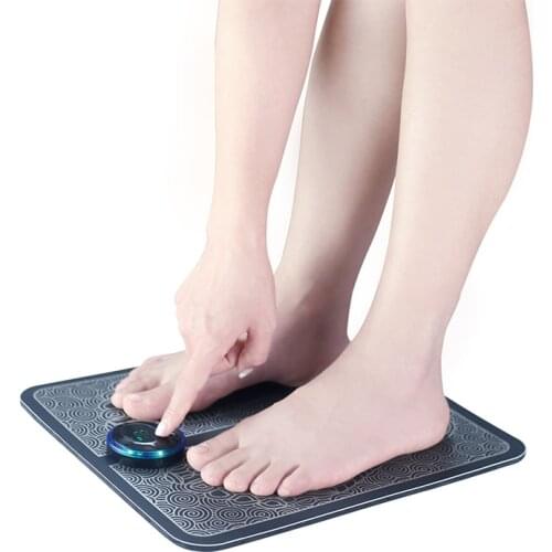 EMS Foot Massage Electric Intelligent Pulse Acupuncture USB Charging Improve Blood Circulation Relieve Ache Pain Health Care
