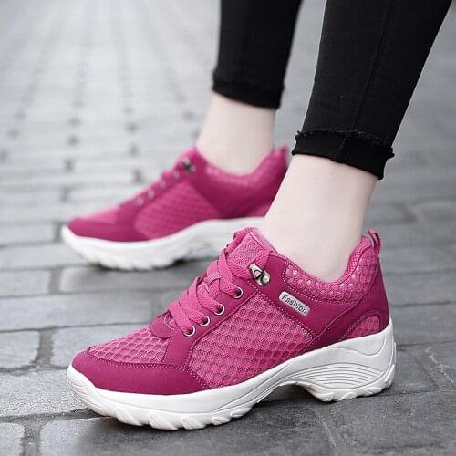 Women Sneakers Slip-On Spring Summer Cushioning Sports Shoes for Female Black Red Comfortable Womens Loafers Flats