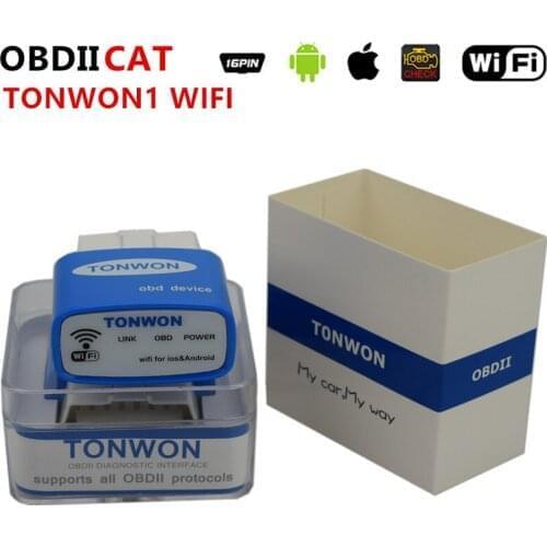 10 PCS TONWON BT3.0/4.0/WiFi OBD2 Code Reader Scanner Better than ELM327 Bluetooth support OBDII Protocols for iOS and Andiord