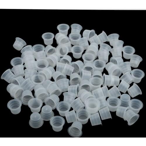 100Pcs Plastic Grommets Nipples Tattoo Machine Part Needles Supplies Wire Cable Protector Clear 2cm