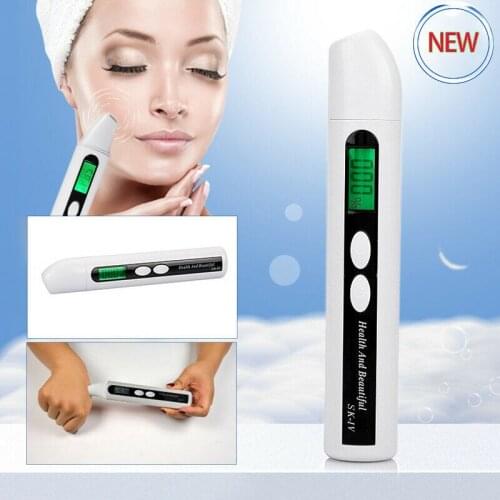 LCD Screen Skin Analyzer Machine Moisture Meter Water Detection Tester Moisture Oil Content Analyzer Monitor Bio-Sensor Beauty