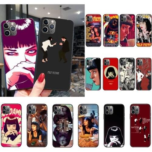 PULP FICTION MOVIE POSTER Phone Case for iPhone 11 12 mini pro XS MAX 8 7 Plus X XS XR