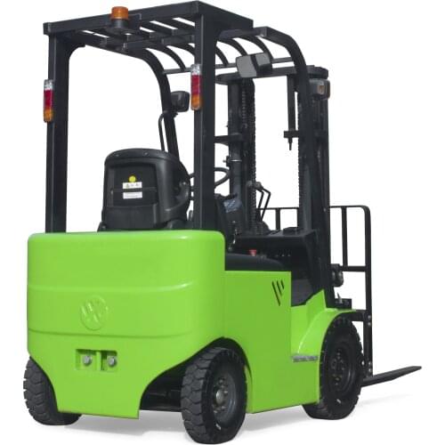 Electric Forklift Four Wheels 1.5Ton Large Capacity Truck With Battery Power