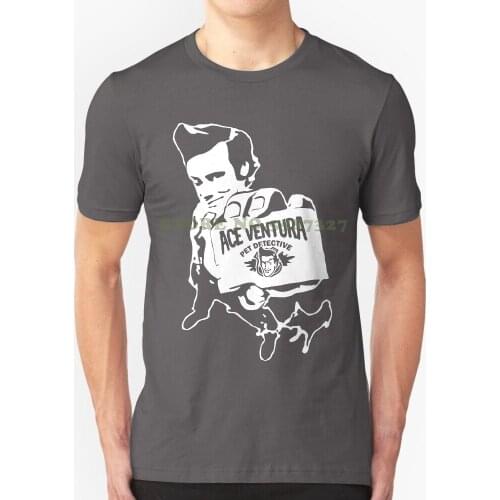 T-shirt Ace Ventura Ein Tierischer Detektiv Jim Carrey Shirt Schwarz E173 New Fashion Men Tshirt