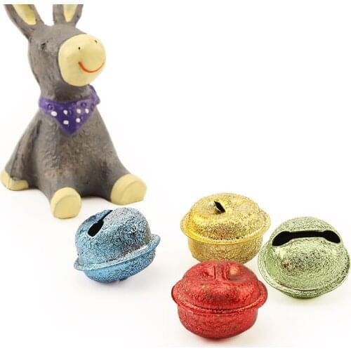 20 mm Colorful Metal Jingle Bell Pet Pendants Dogs Cats Collar DIY Accessories Christmas Decoration dog supplies