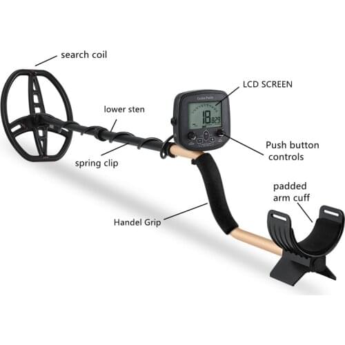 New style Metal Detector Underground Gold Detector Metal Length Adjustable Treasure Hunter Seeker Portable Detector