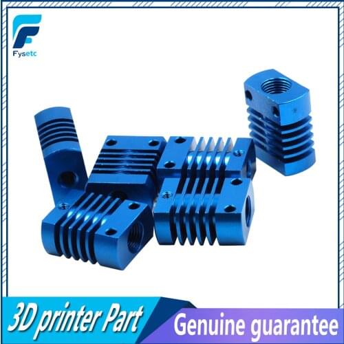 5pcs MK10 V6 Heat Sink Radiator Fit 22mm Cooling Fan Aluminum Fins With Size 27x22x12mm Hot For CR8/CR10 3D Printer Parts