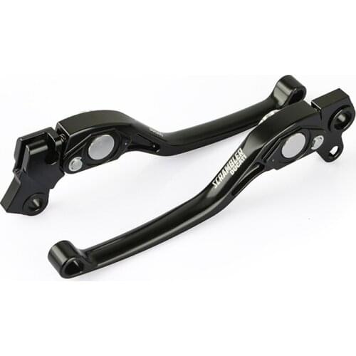 For Ducati Scrambler With Logo Adjustable Aluminum alloy Blake Clutch Lever Motorcycle Accessories