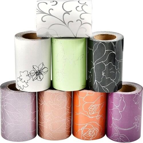 10m waist line decoration self-adhesive skirting wall sticker window sill door frame living room waterproof anchor line