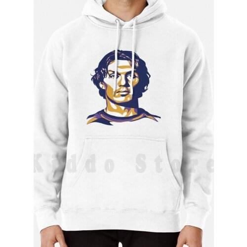 Paolo Maldini Hoodies Long Sleeve Bestselling Trending Viral Ball Multiplate Minimalistic Vintage Pop Art