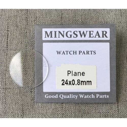 Premium Quality 0.8mm Thick Flat Round Mineral Glass Transparent 16~34.5mm Size for Watch Replacement