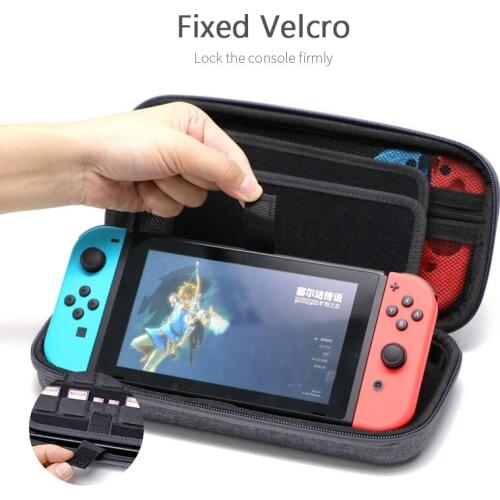 2021 New High Quanlity Grey Hard Bag Storage Travel Carry Pouch Case Protective Gray Bags For NS Nintendo Switch