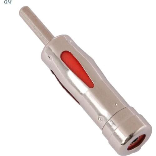 Car-styling Universal Red ISO To DIN Male Car Auto Radio Stereo Antenna Adaptor Aerial Plug Connector Adapter To DIN 13MF