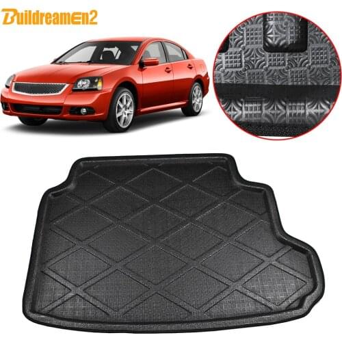 Buildreamen2 For Mitsubishi Galant 2006-2012 Car Tail Trunk Mat Tray Boot Liner Rear Cargo Floor Carpet Mud Protection Pad