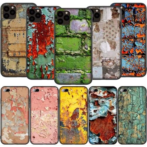 T193 Wall Peeling Silicone Soft Case for iPhone 12 Mini 11 Pro XS Max XR X 8 7 6 6S Plus 5 5S SE 2020