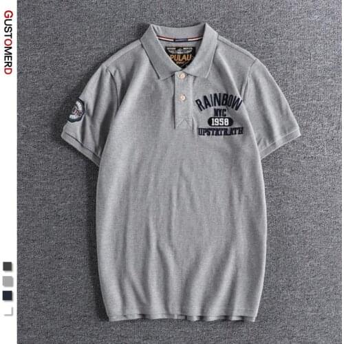 Мужские поло с коротким рукавом GustOmerD China At AliExpress
